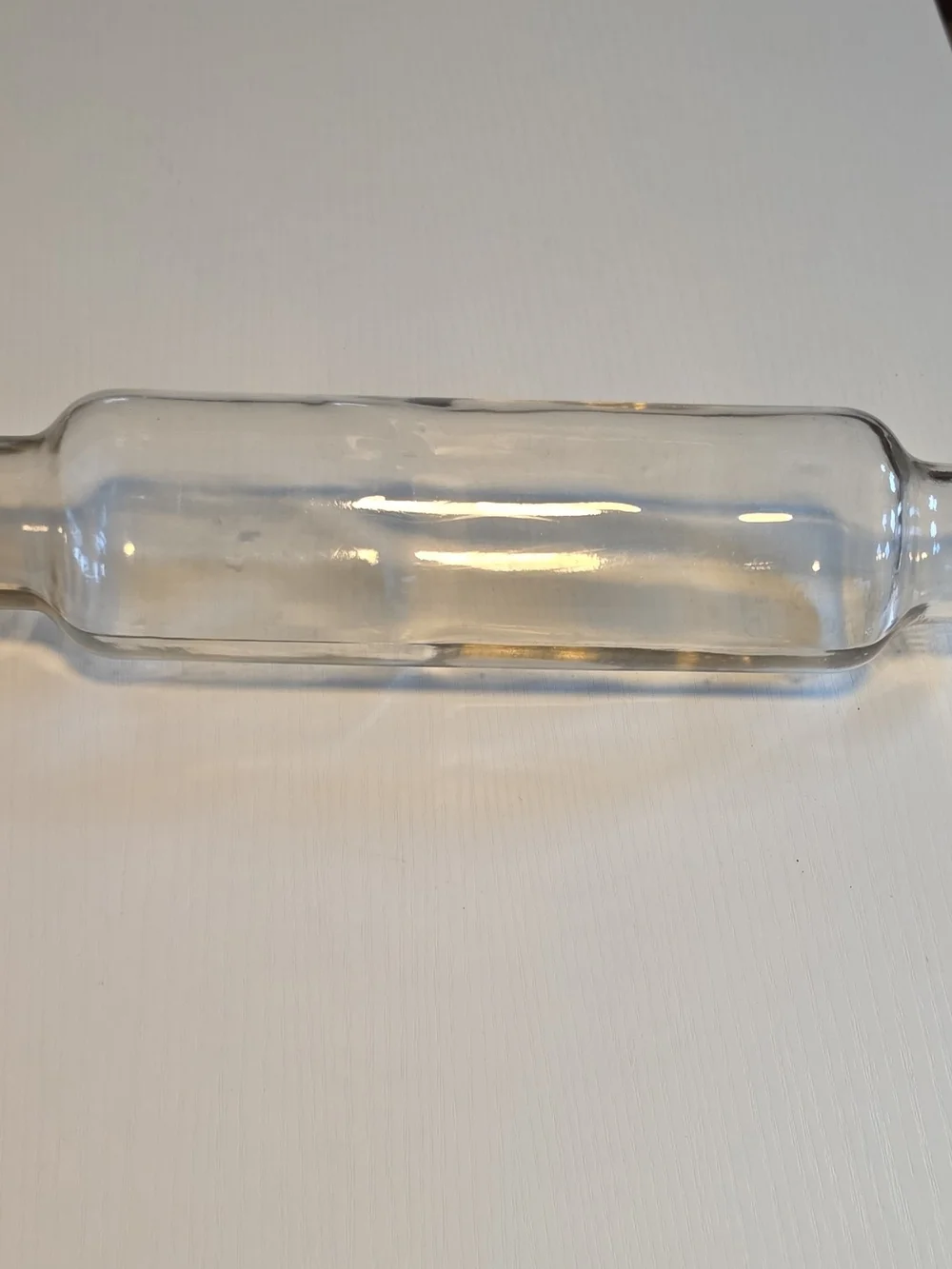 Vintage Clear Glass Rolling Pin